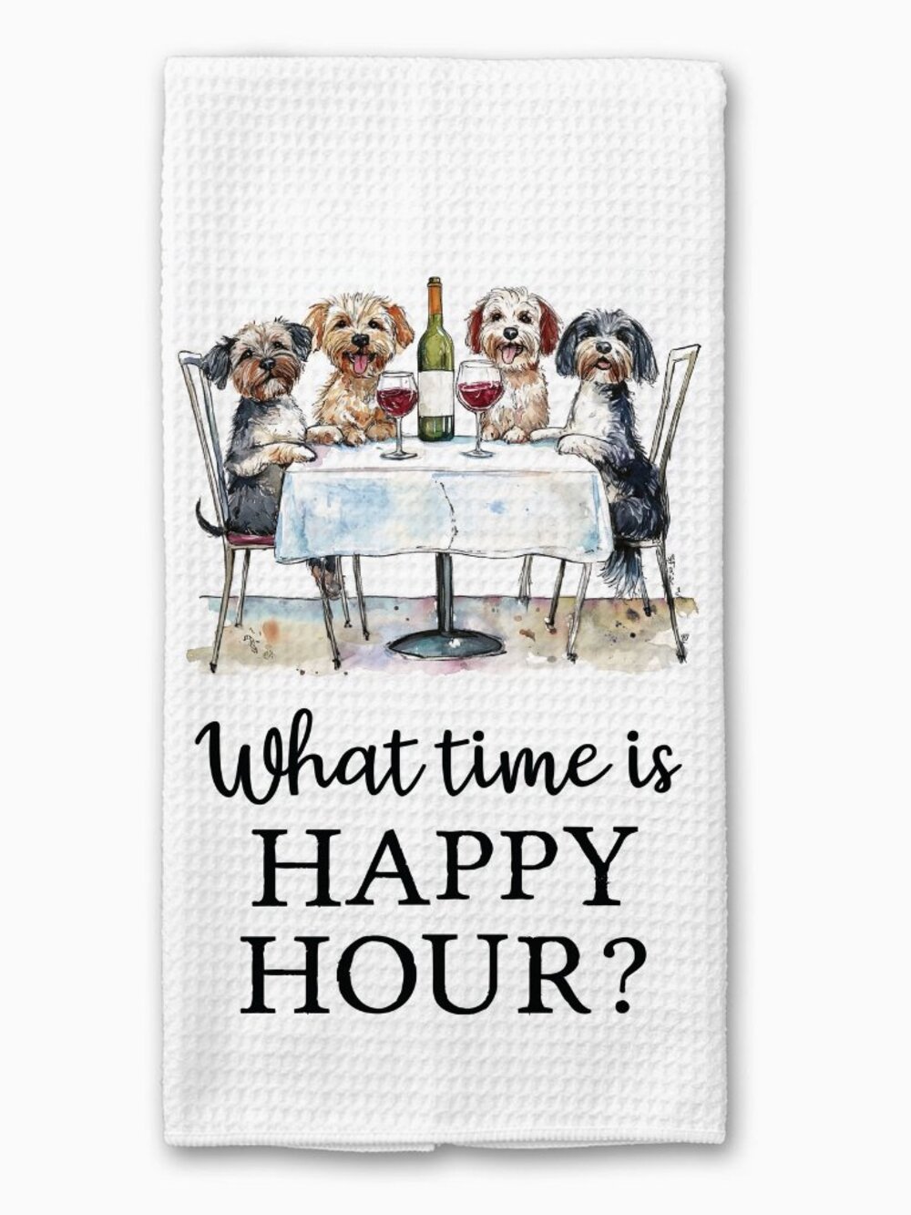 What Time Is Happy Hour Novelty Hand Towel